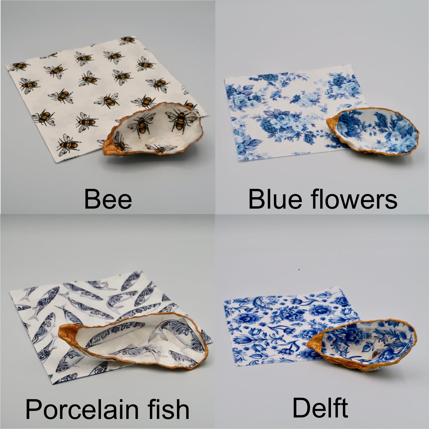 Oyster shell ring dish / trinket dish