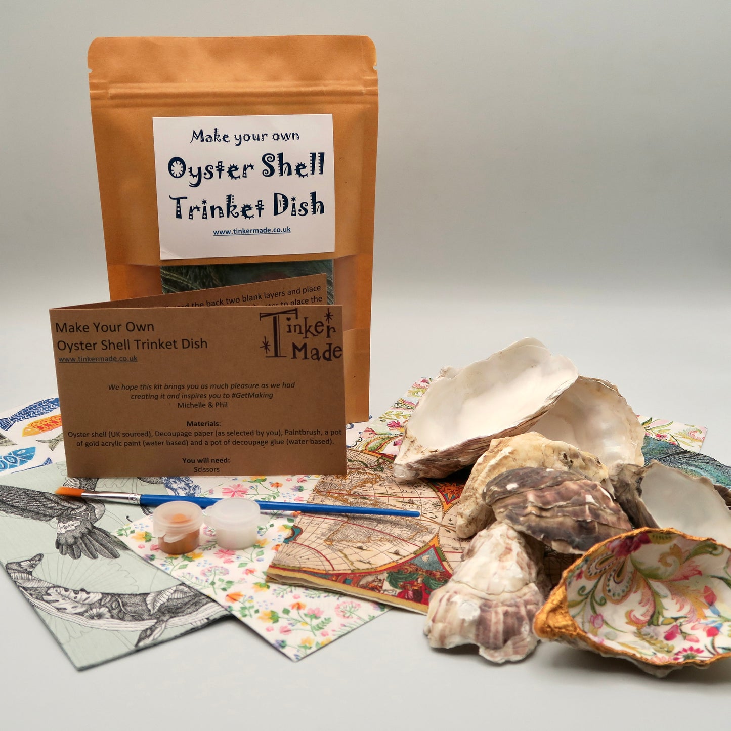 TinkerKit: Oyster Shell trinket dish